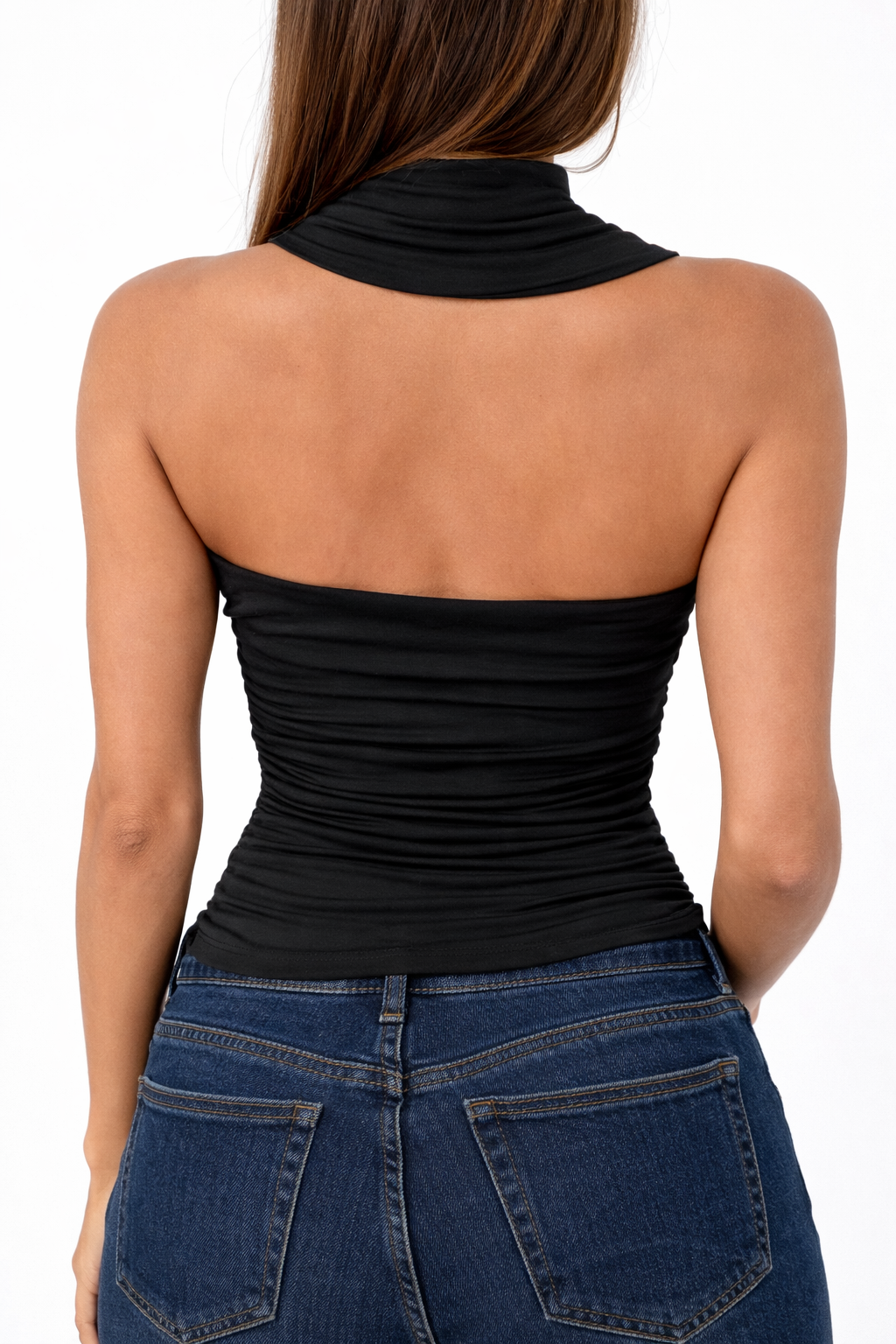 Nova Asymmetric Halter Top
