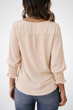 Alessia V-Neck Tunic Blouse