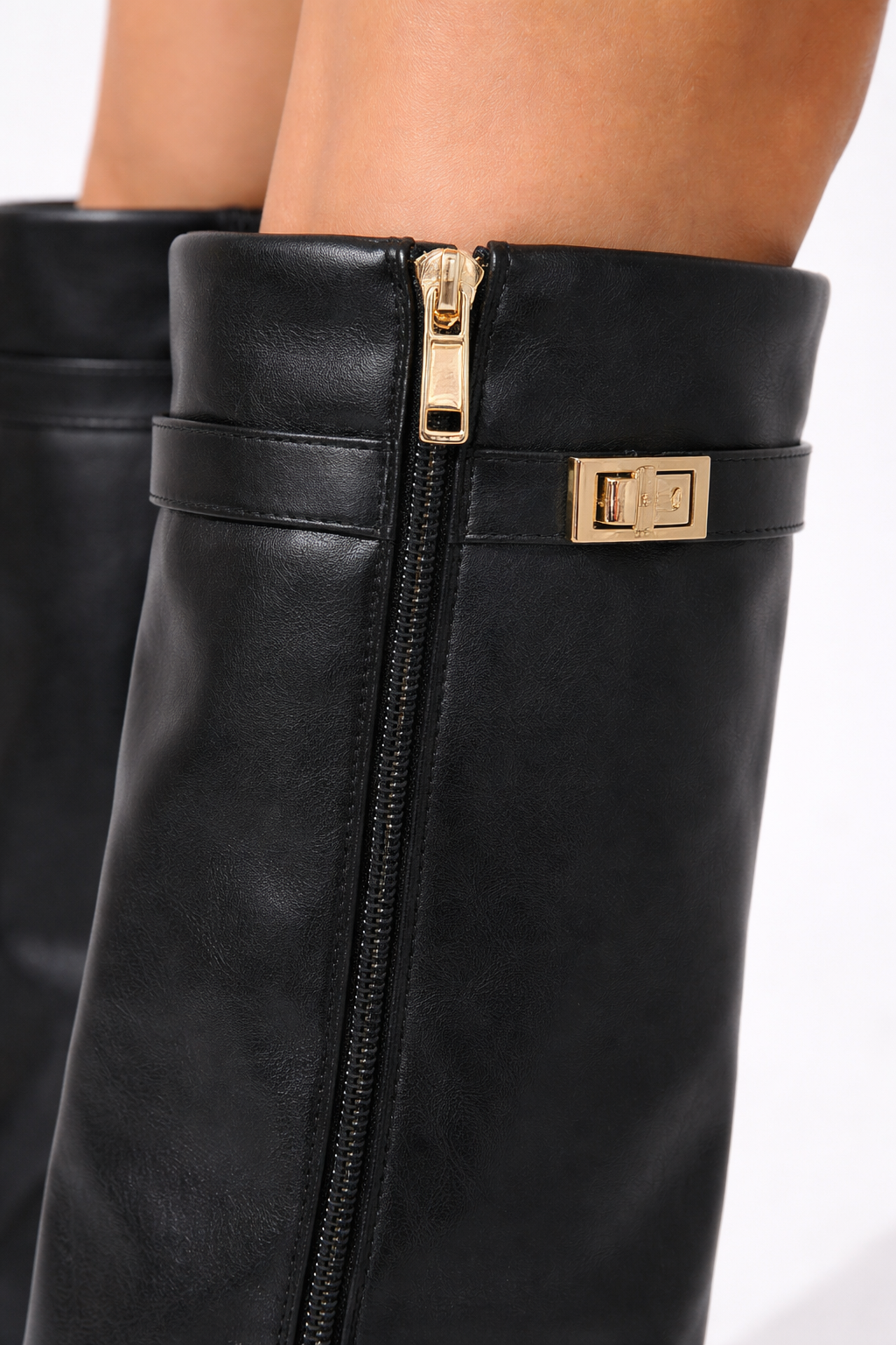 Lucia Pointed Western Block Heel