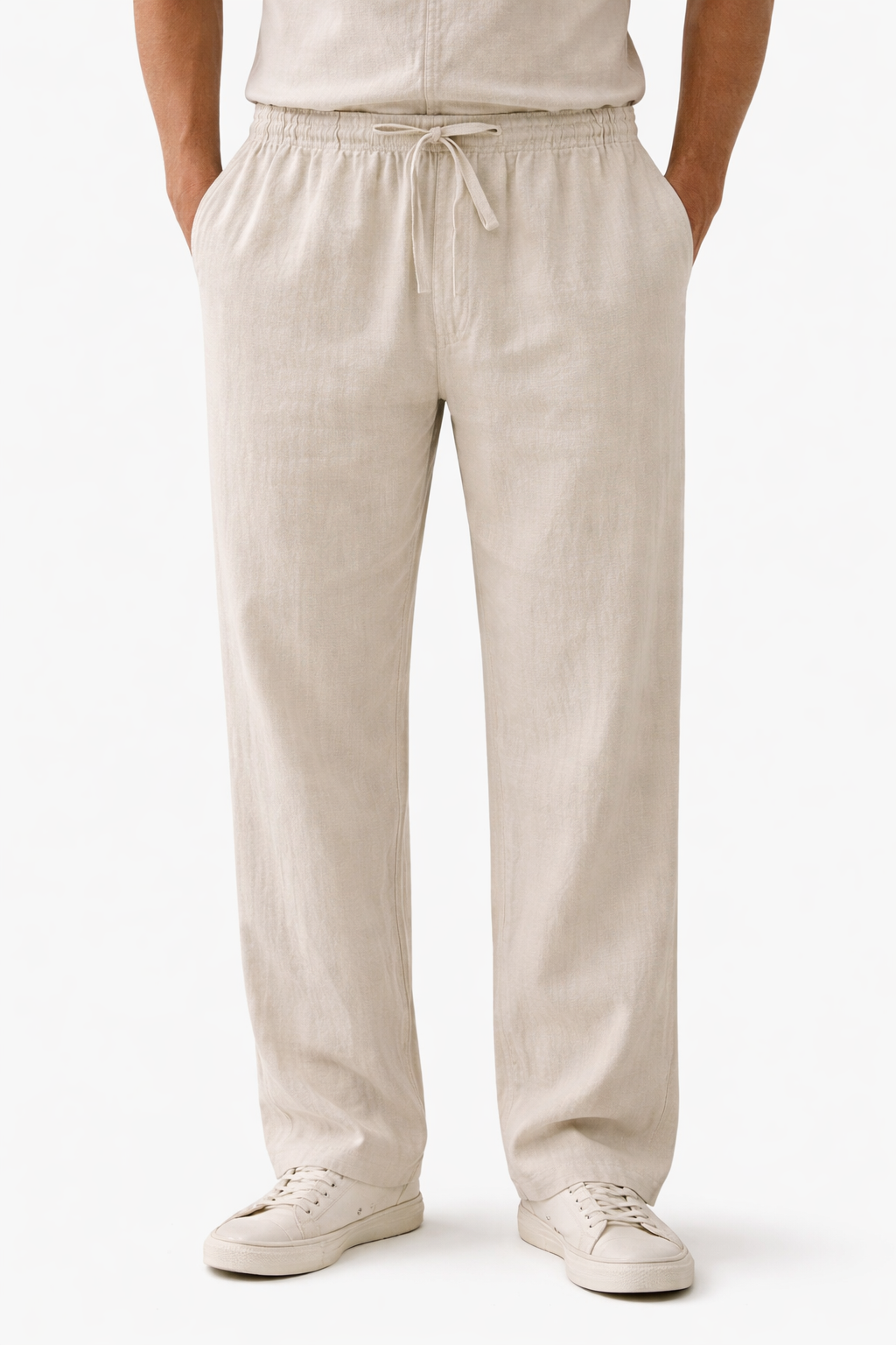 Velluto - Linen Pantalon (Slim Fit)