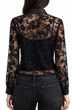 Isabella Sheer Lace Blouse