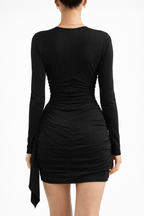 Livia Elegant Ruched Maxi Dress