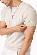 Nico Striped Knit T-Shirt