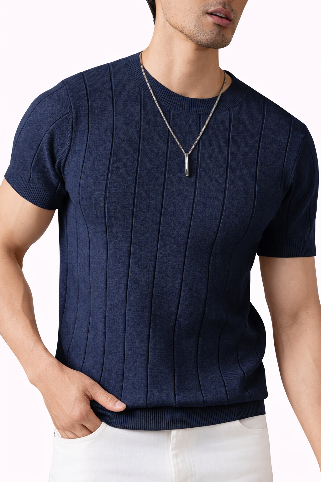 Nico Striped Knit T-Shirt