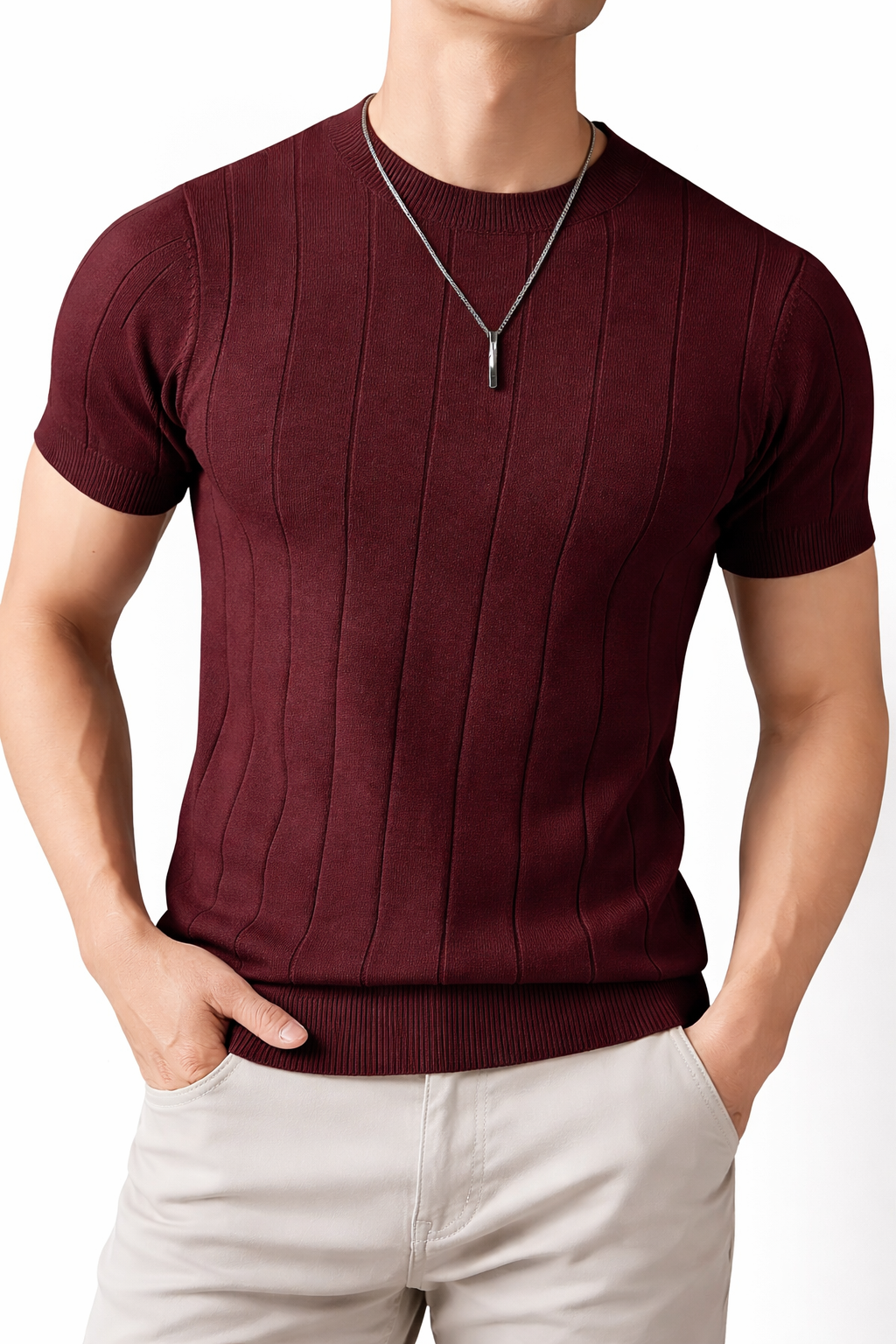 Nico Striped Knit T-Shirt