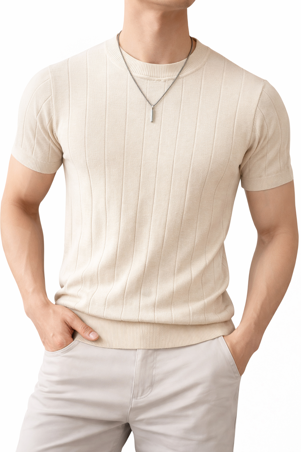 Nico Striped Knit T-Shirt