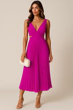 Valetti Giaro | Luna V-Neck Evening Dress