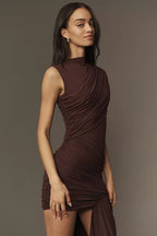 Valetti Giaro | Elegant Draped Jersey Evening Dress