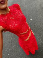 Van Laren | Scarlet Lace Set