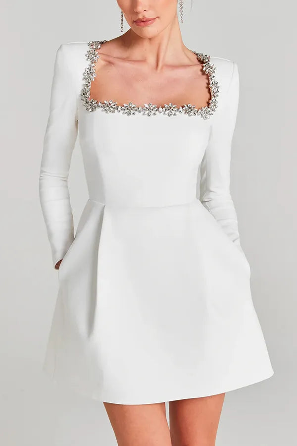 Valetti Giaro | Valentina Velvet A-Line Mini Dress