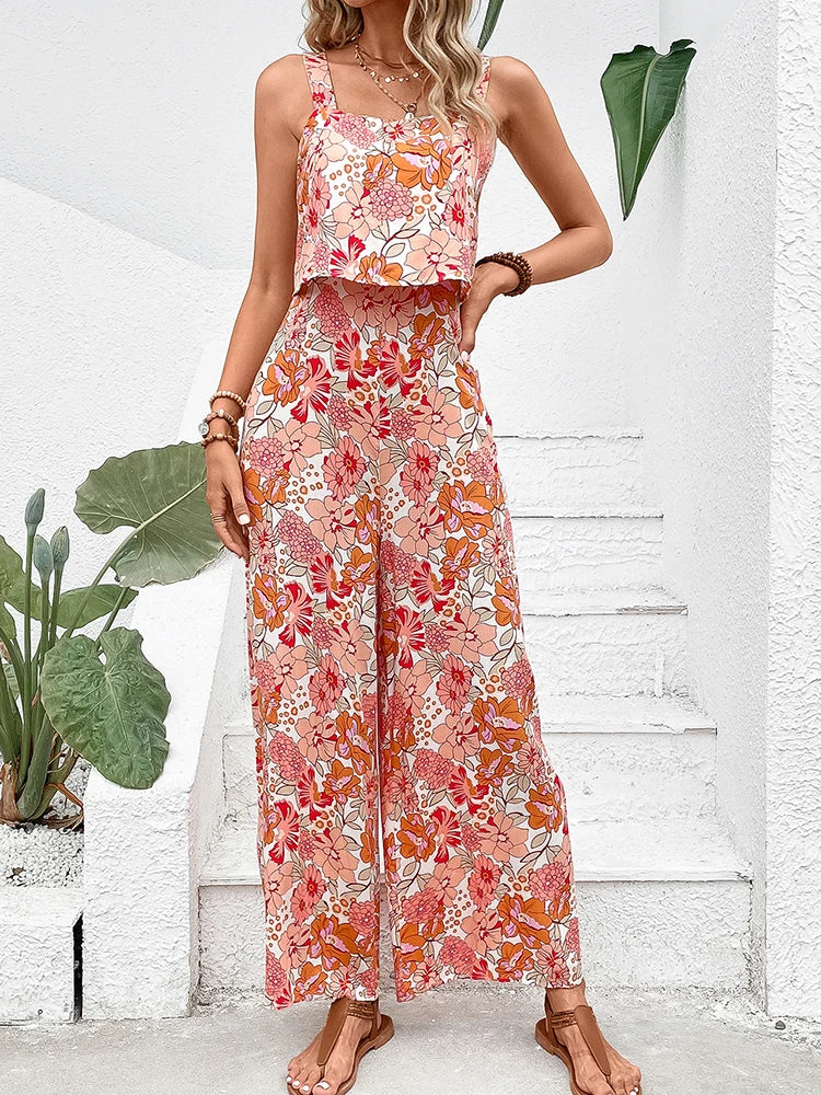 Valetti Giaro | Gizelle Floral Summer Jumpsuit