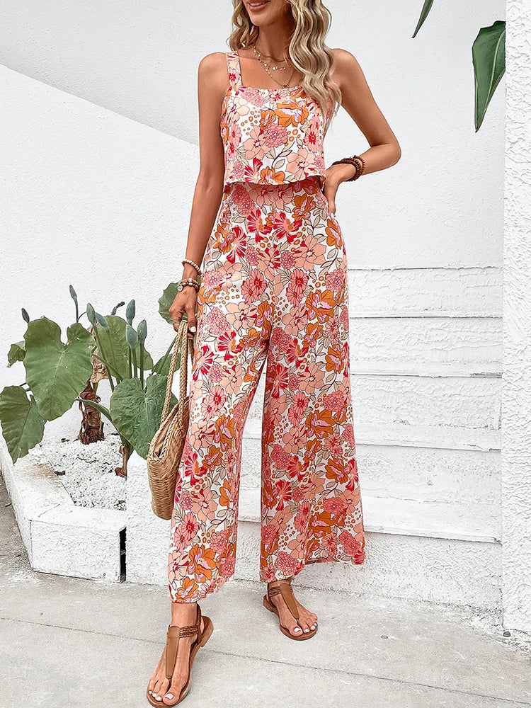 Valetti Giaro | Gizelle Floral Summer Jumpsuit