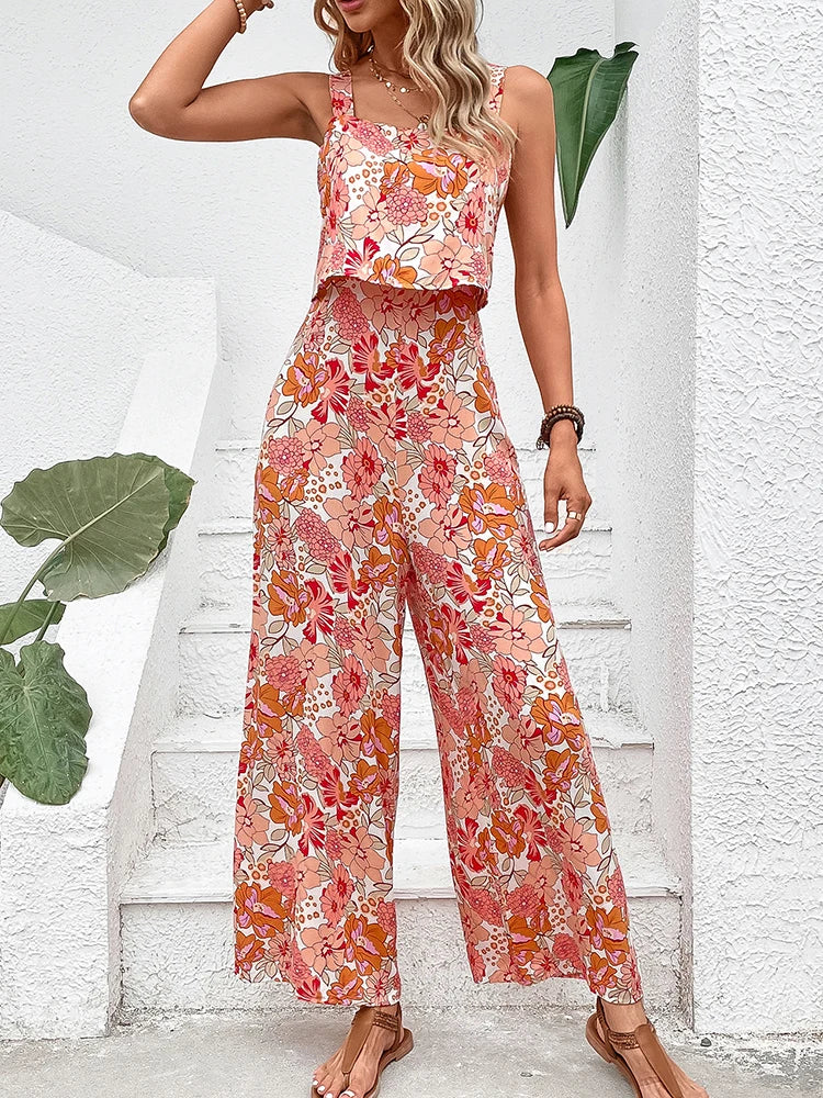 Valetti Giaro | Gizelle Floral Summer Jumpsuit