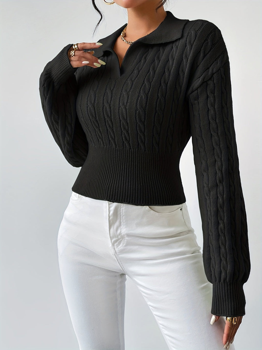 Van Laren | Elira Knit Polo Top