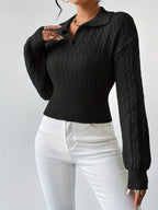 Van Laren | Elira Knit Polo Top