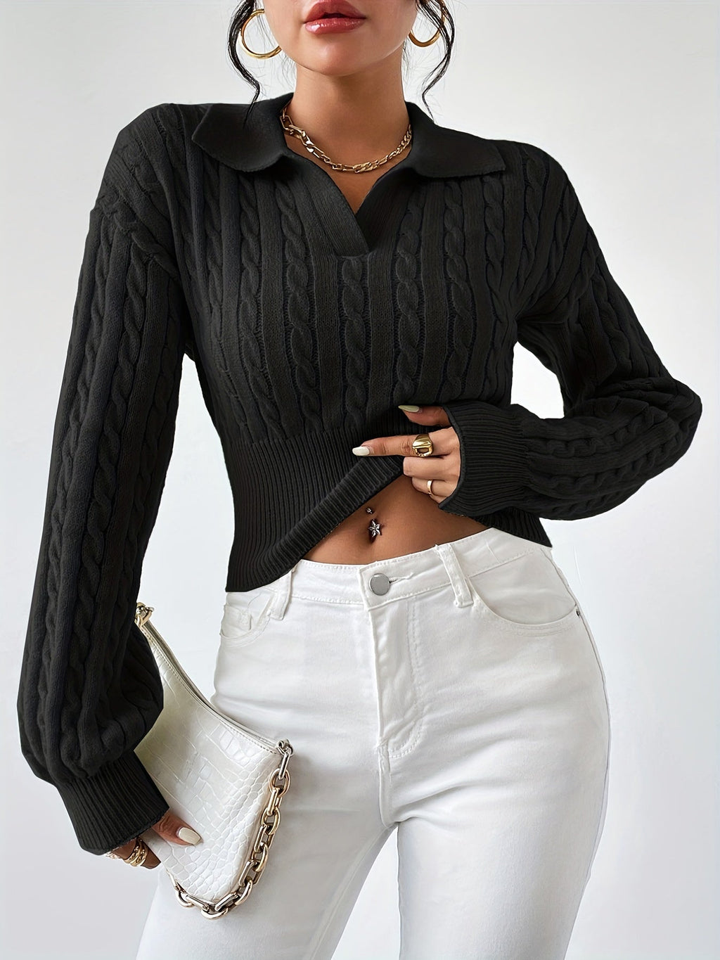 Van Laren | Elira Knit Polo Top