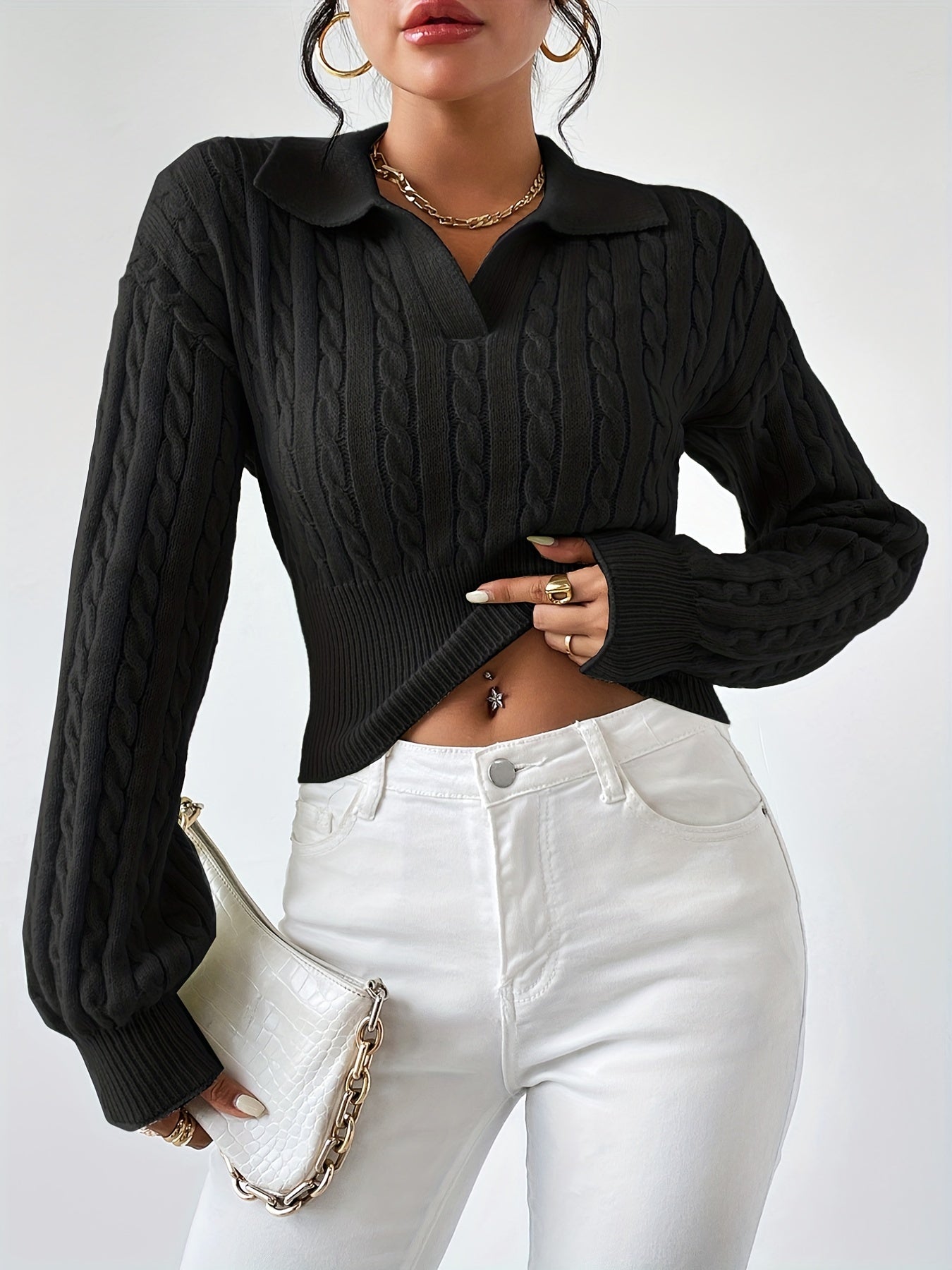 Van Laren | Elira Knit Polo Top