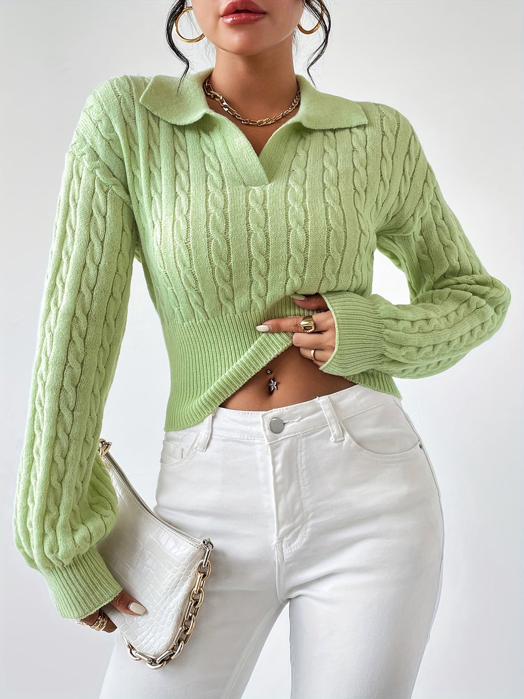 Van Laren | Elira Knit Polo Top