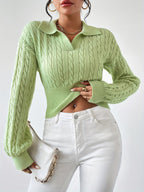 Van Laren | Elira Knit Polo Top