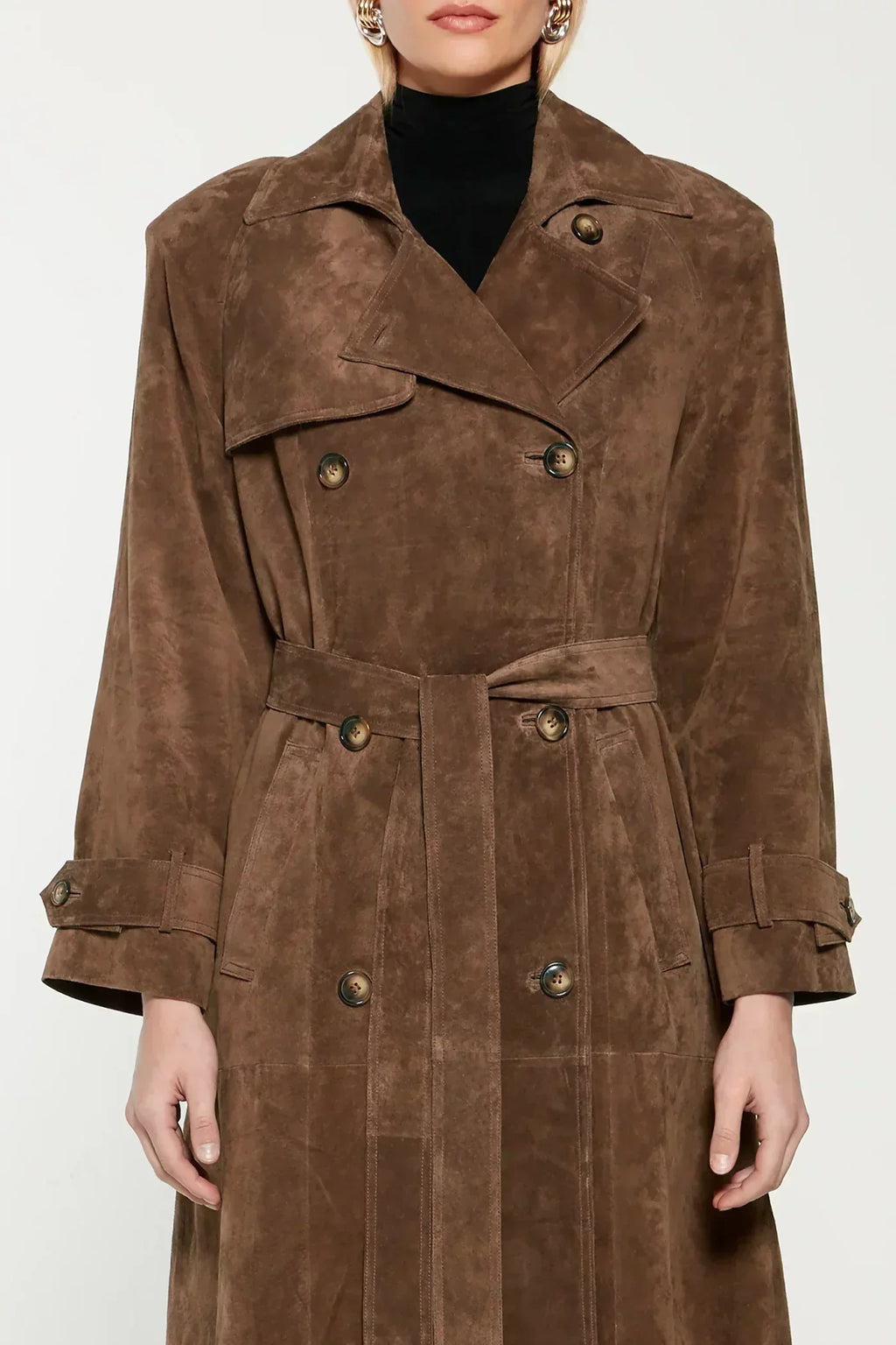 Valetti Giaro | Elena Suede Trench Coat