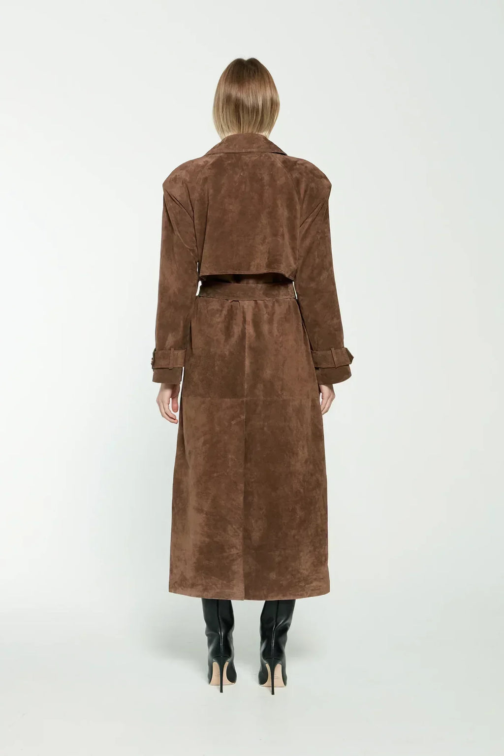 Valetti Giaro | Elena Suede Trench Coat