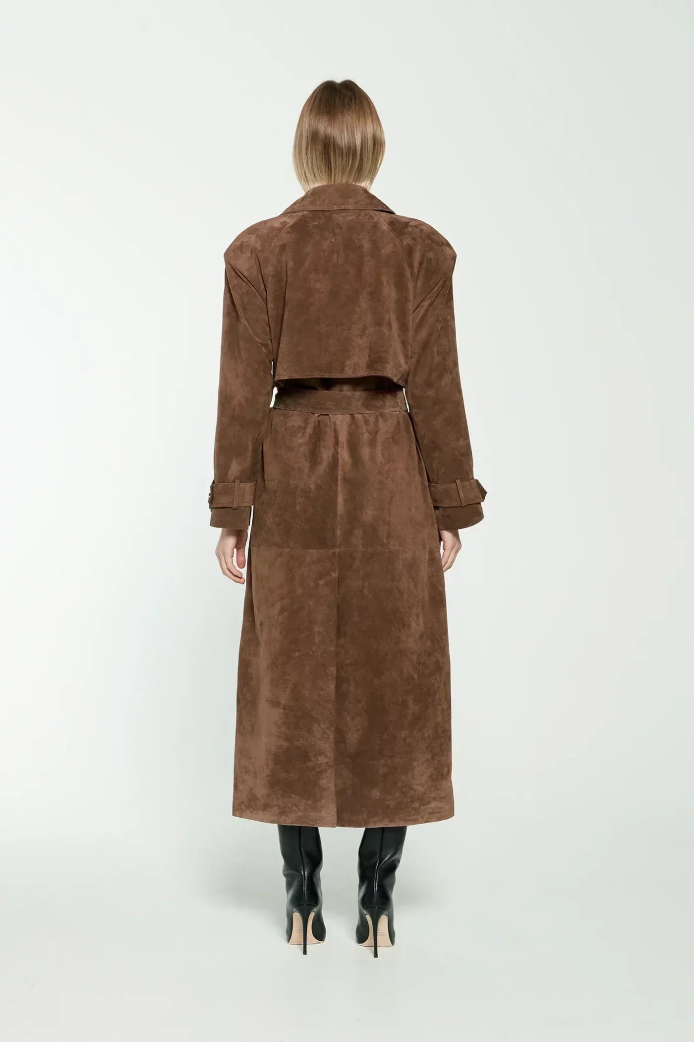 Valetti Giaro | Elena Suede Trench Coat