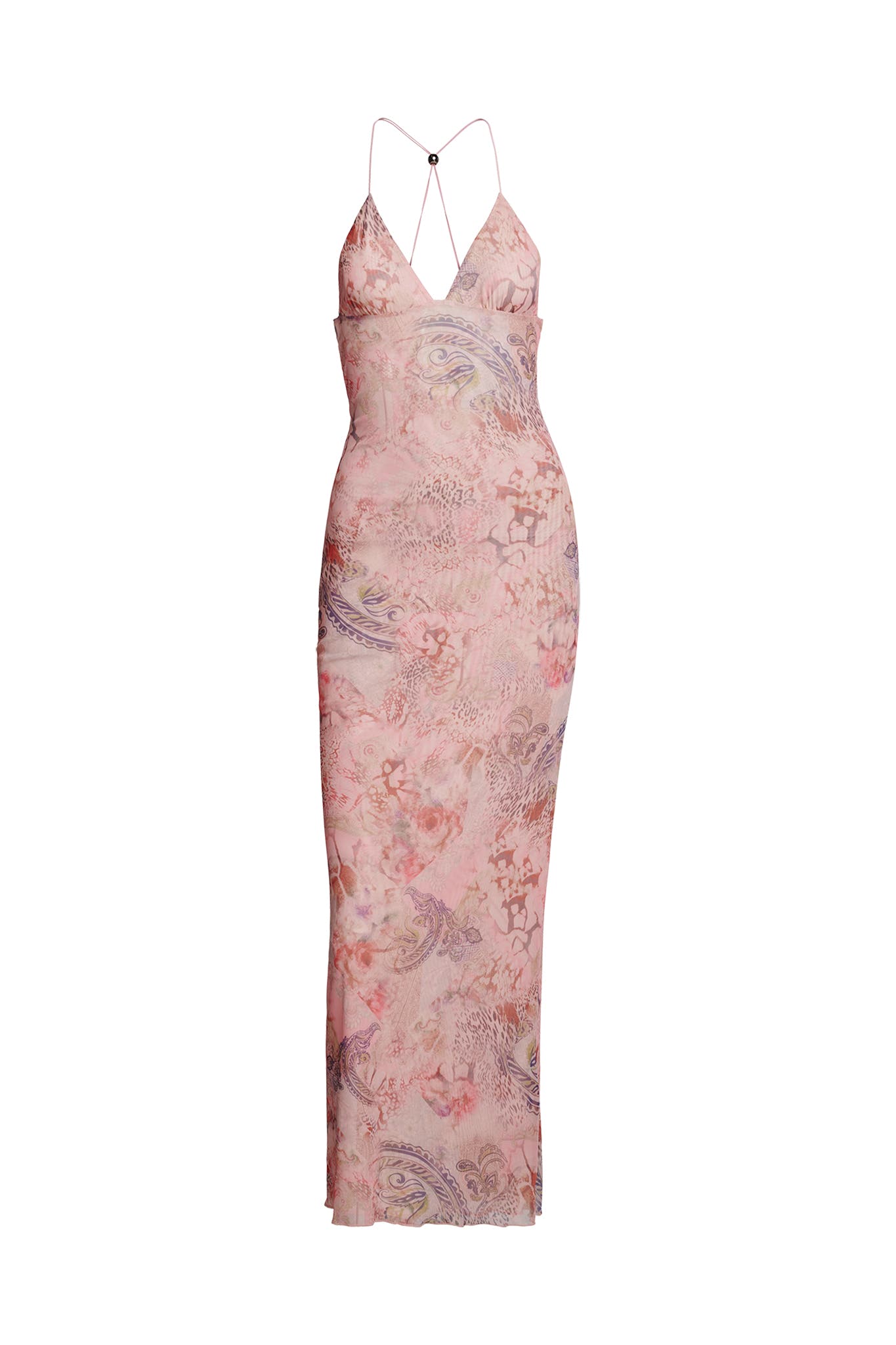 Van Laren | Fleur Maxi-Jurk met Open Rug