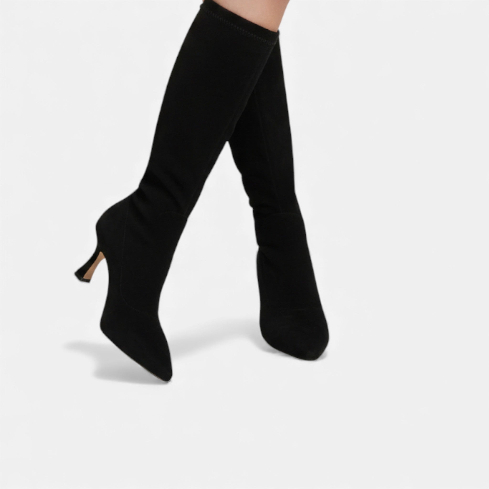 Valentina Thigh-High Suede Boots