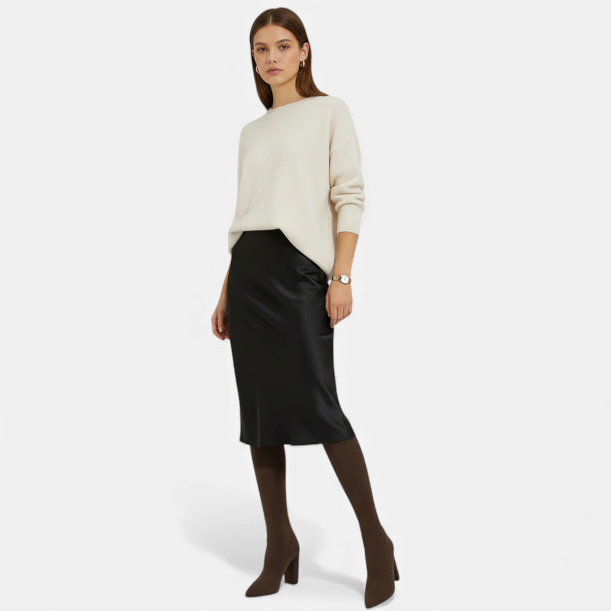 Elara Knee-High Sock Boots