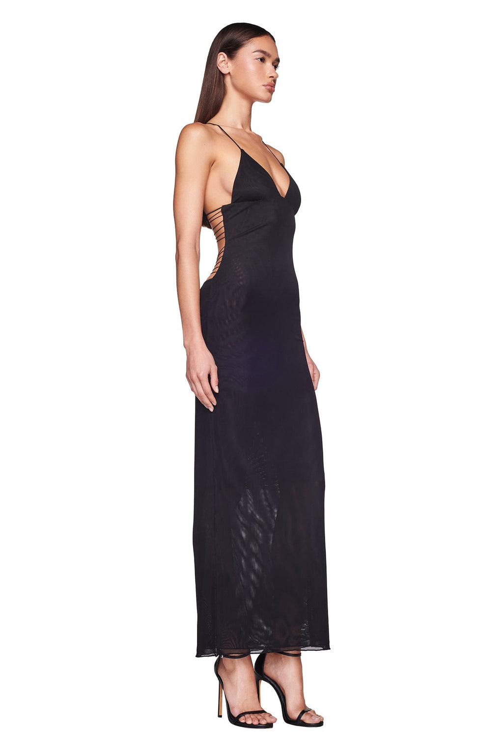 Van Laren | Fleur Maxi-Jurk met Open Rug