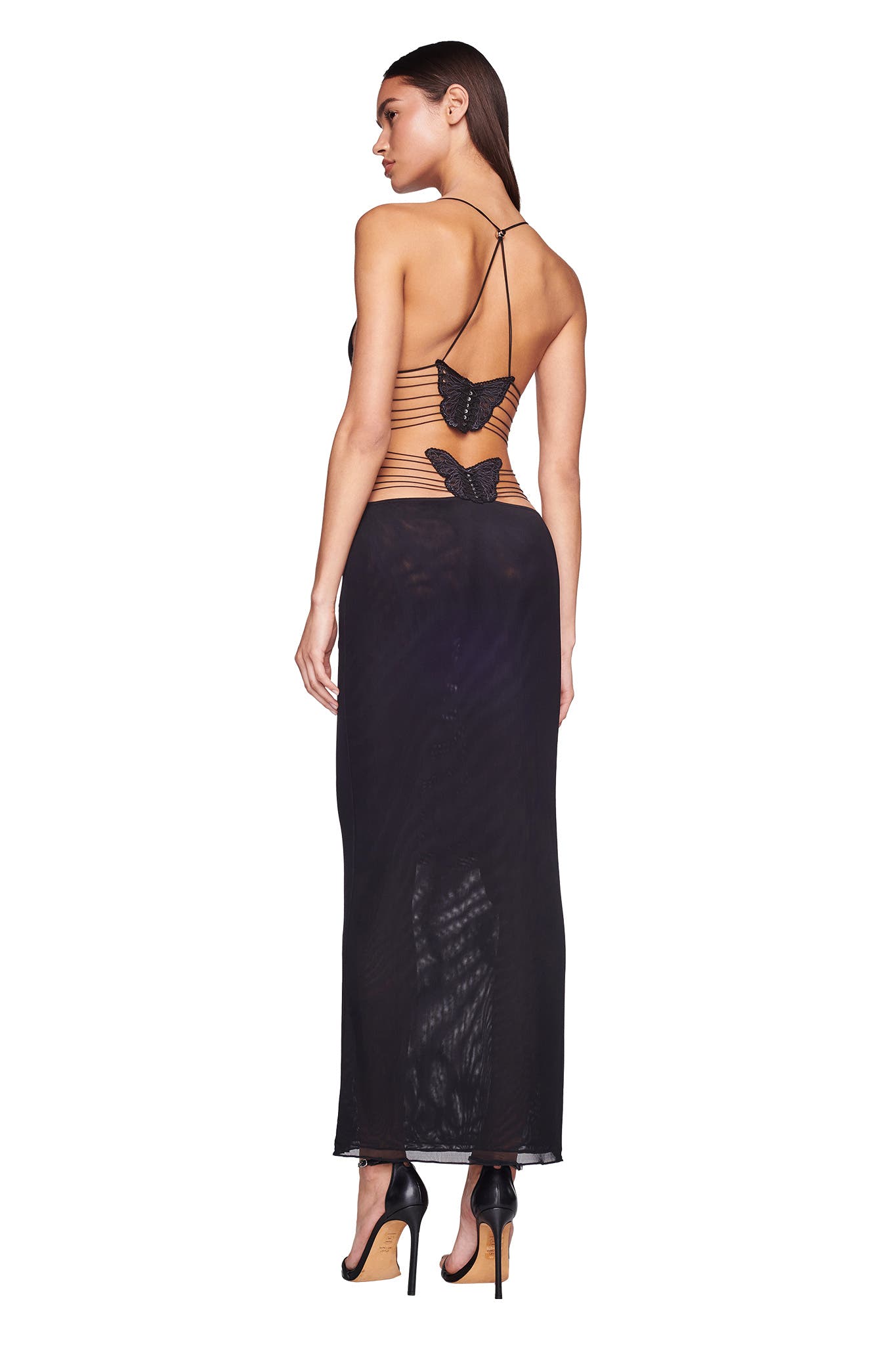 Van Laren | Fleur Maxi-Jurk met Open Rug