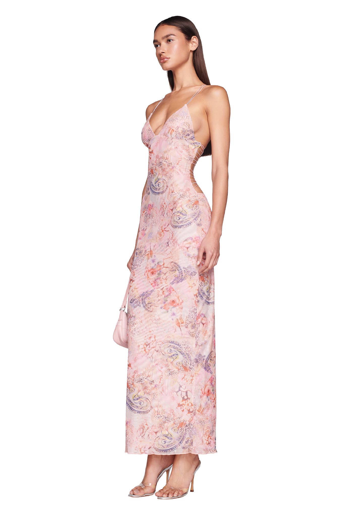 Van Laren | Fleur Maxi-Jurk met Open Rug