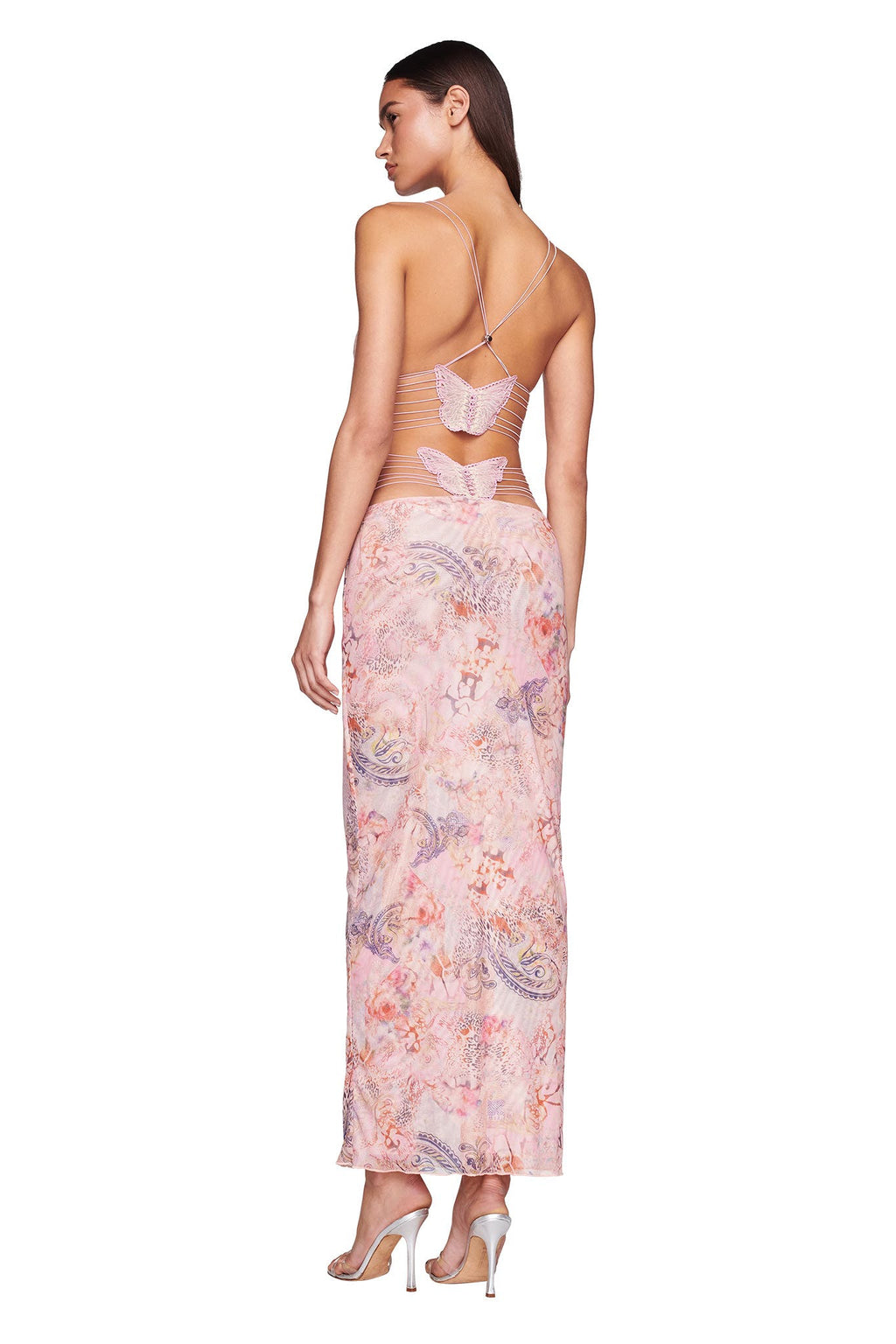 Van Laren | Fleur Maxi-Jurk met Open Rug