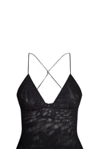 Van Laren | Fleur Maxi-Jurk met Open Rug