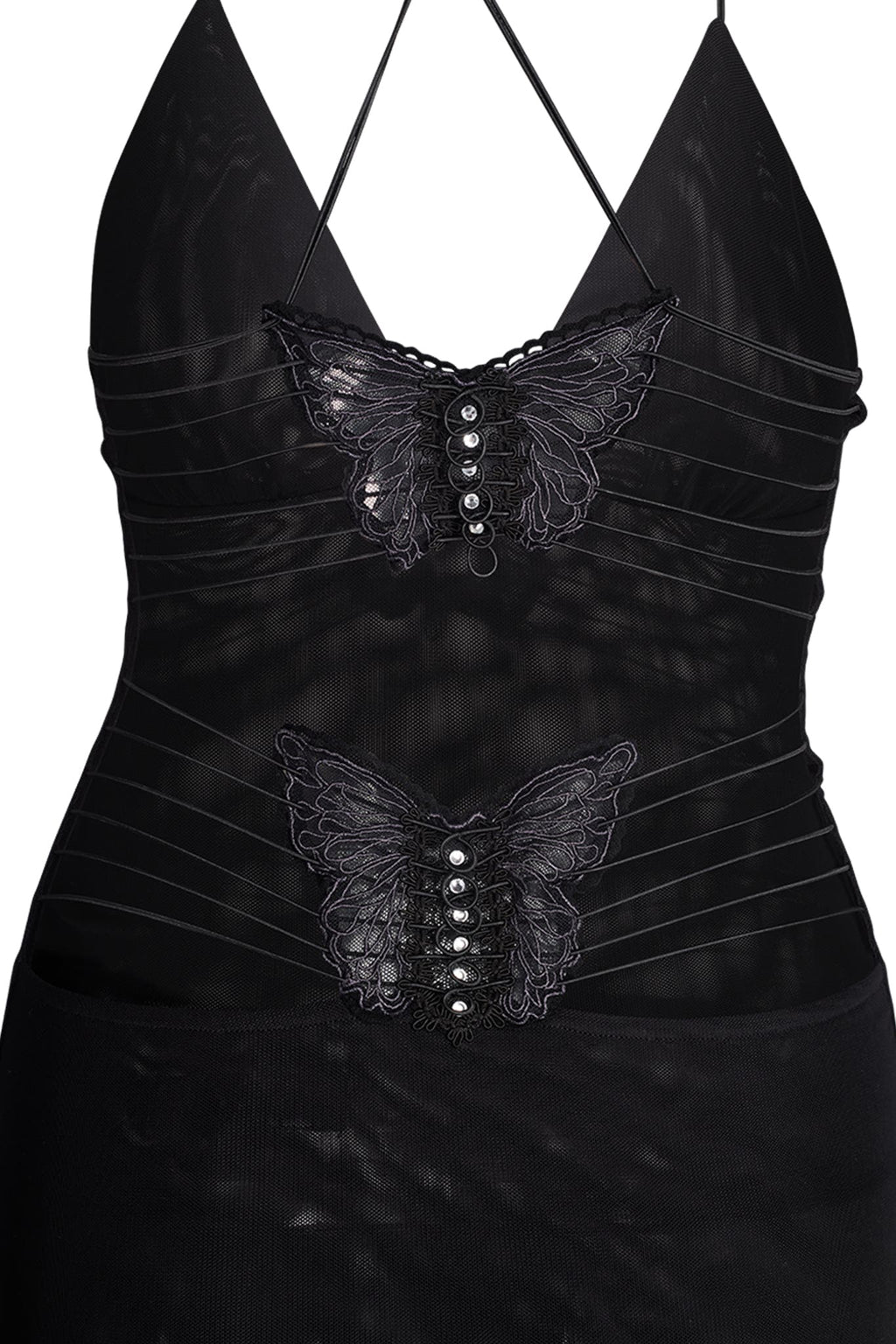 Van Laren | Fleur Maxi-Jurk met Open Rug