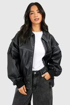 Valetti Giaro | Lizzy Leather Bomber Jacket