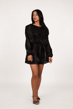 Valetti Giaro | Esri Satin Petite Mini Dress
