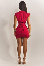 Valetti Giaro | Anna Corset Lace-Up Mini Dress