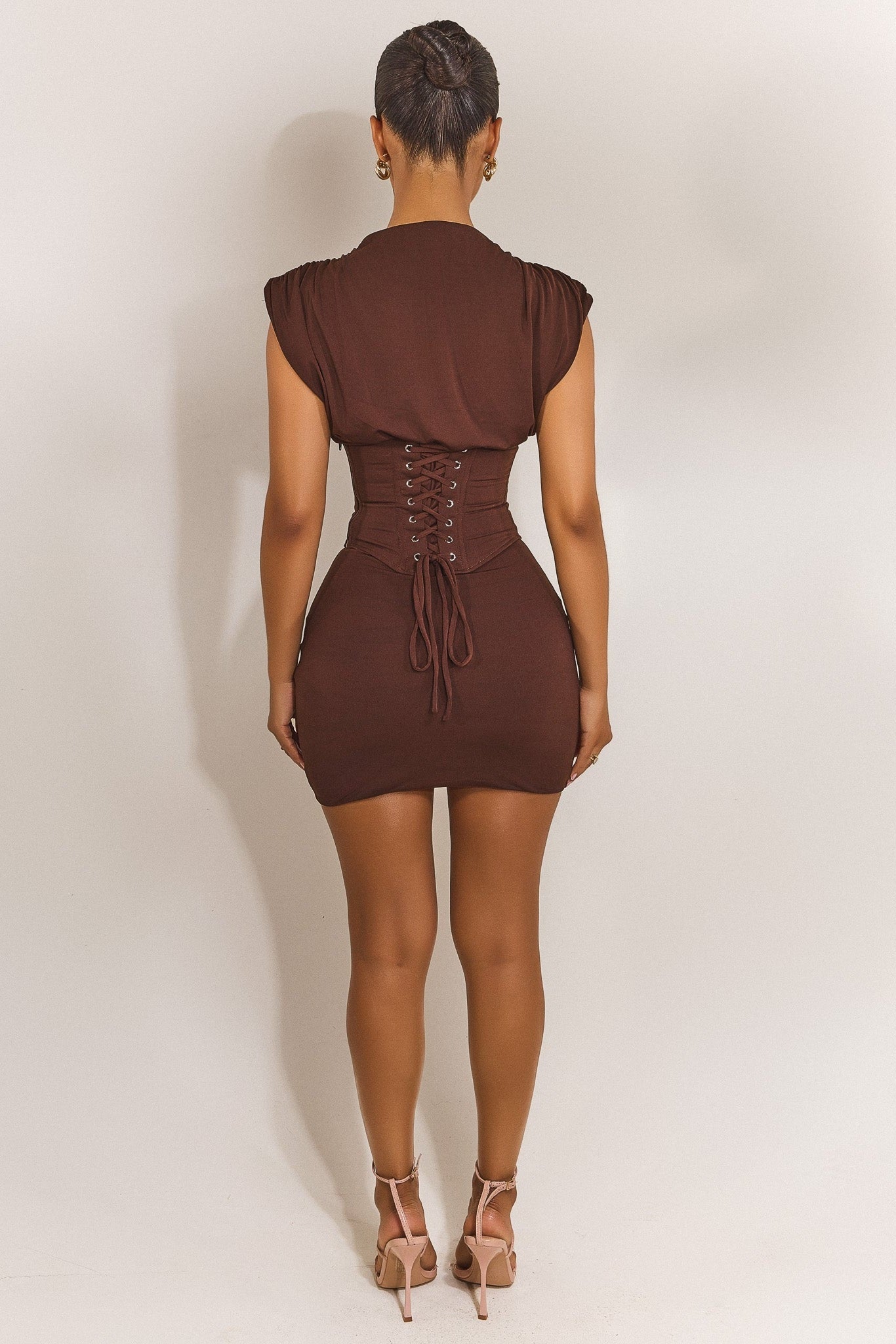 Valetti Giaro | Anna Corset Lace-Up Mini Dress
