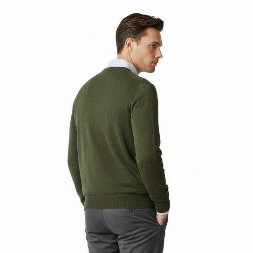 Raffaele Cashmere V-Neck Sweater