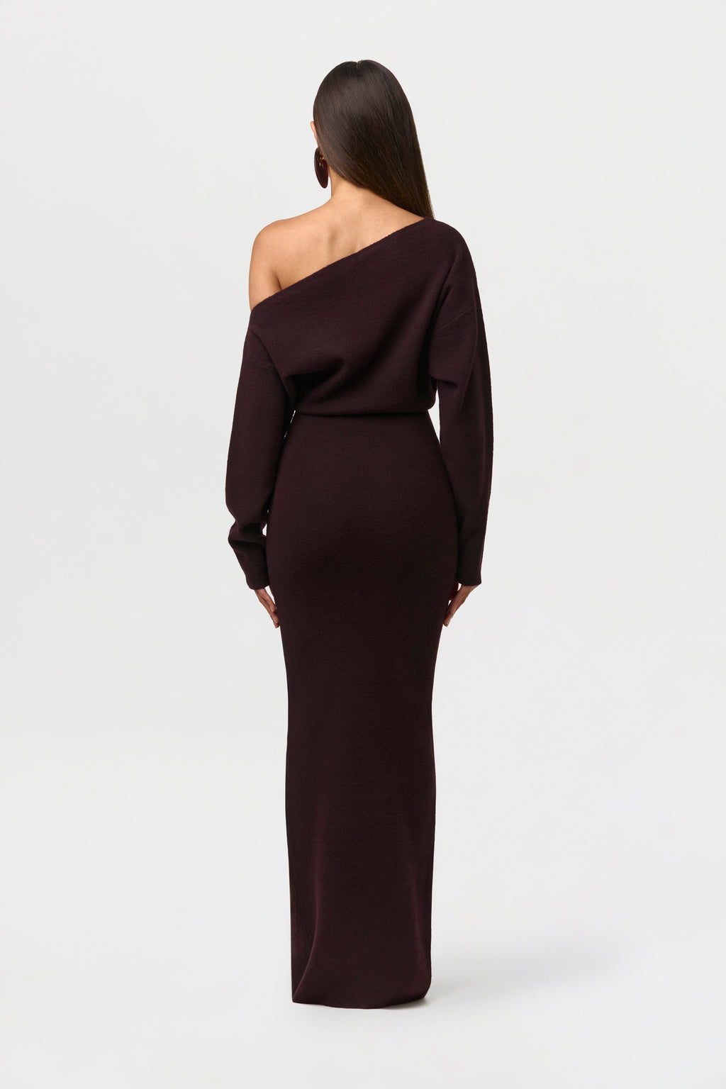 Valetti Giaro | Isolde Off-Shoulder Knit Maxi Dress