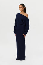 Valetti Giaro | Isolde Off-Shoulder Knit Maxi Dress