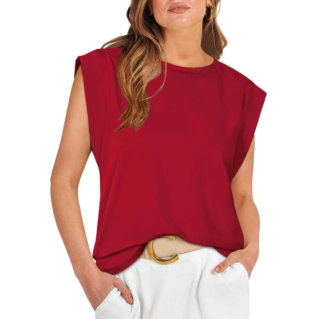 Lunara Relaxed Crewneck Summer Top