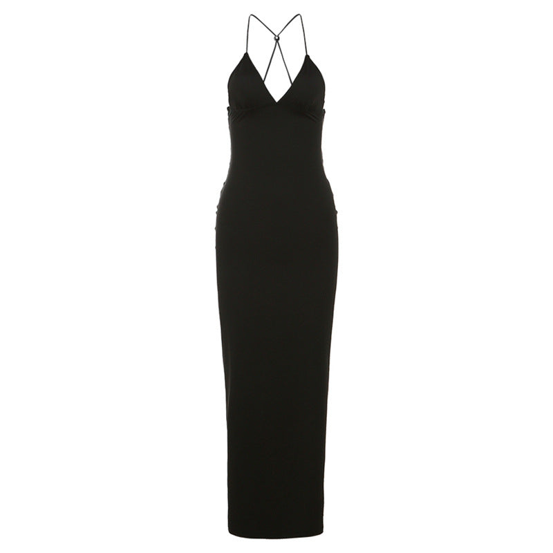 Van Laren | Fleur Maxi-Jurk met Open Rug