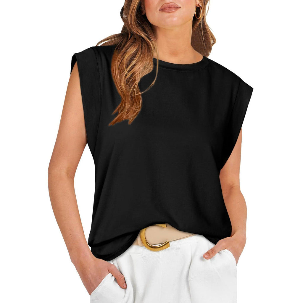 Lunara Relaxed Crewneck Summer Top
