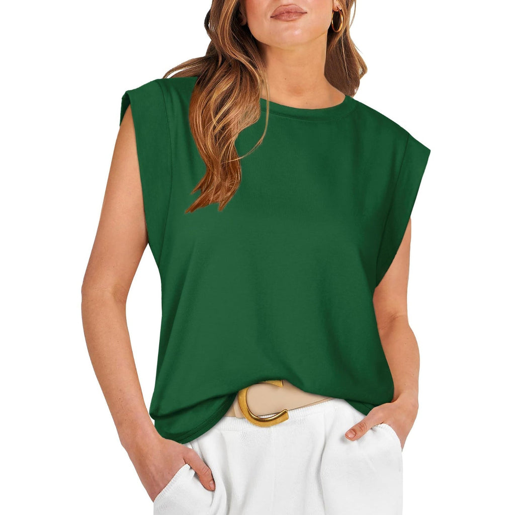 Lunara Relaxed Crewneck Summer Top