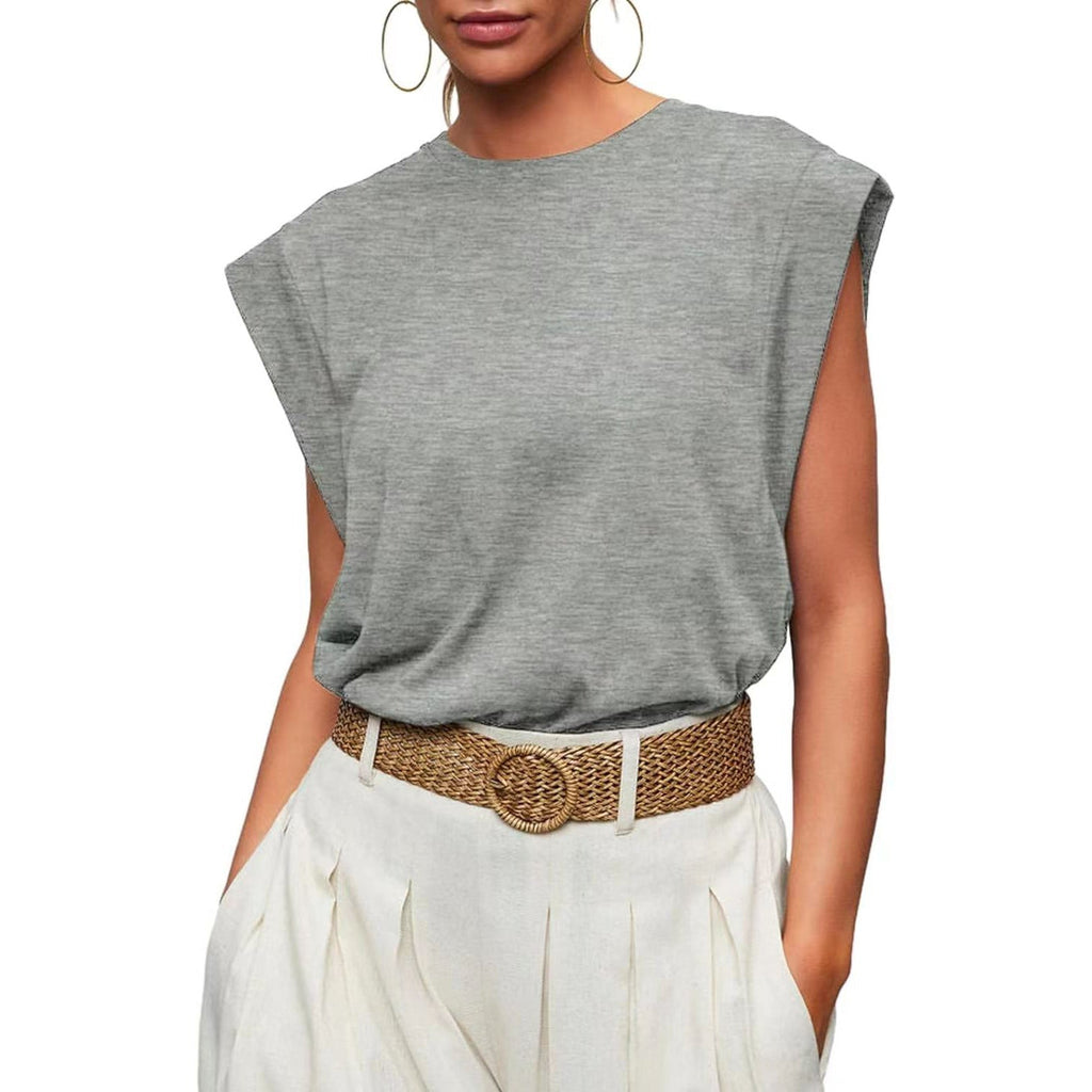 Lunara Relaxed Crewneck Summer Top