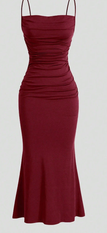 Olivia Bandeau Ruffle Dress