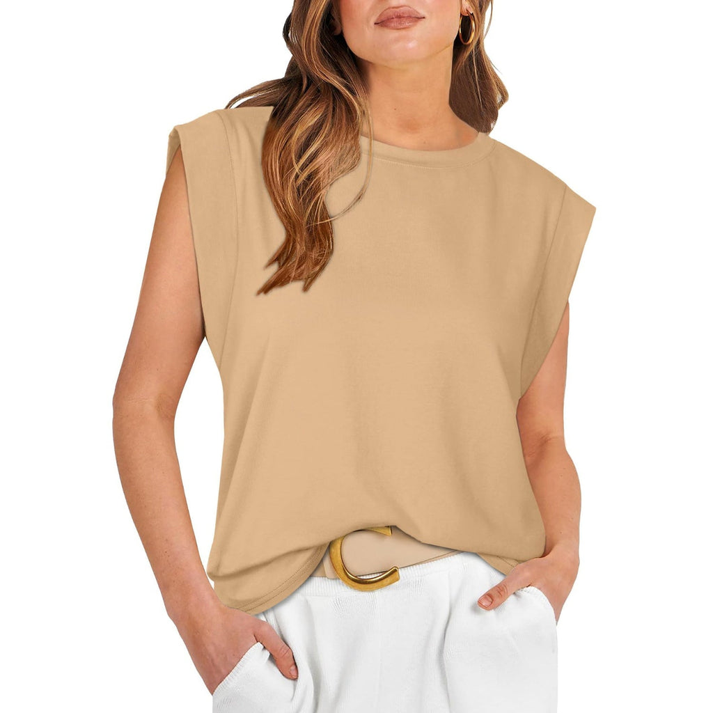 Lunara Relaxed Crewneck Summer Top