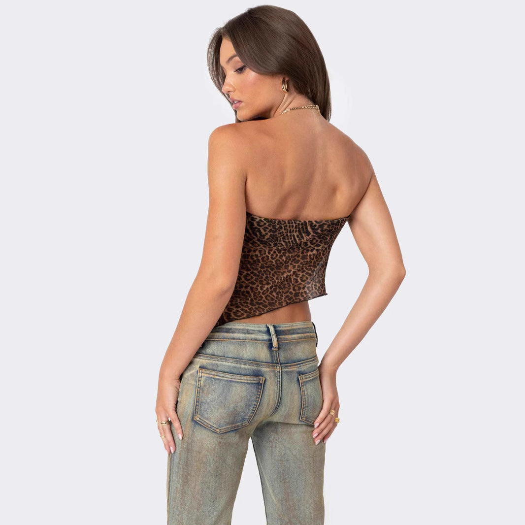 Van Laren | Liva Top in Luipaardprint